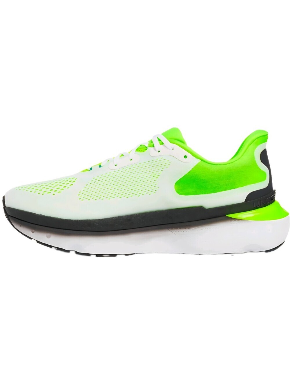 Under Armour Infinite PRO 2 Under Armour White/Hyper Green/Black Men's Size 11 - Picture 3 of 7